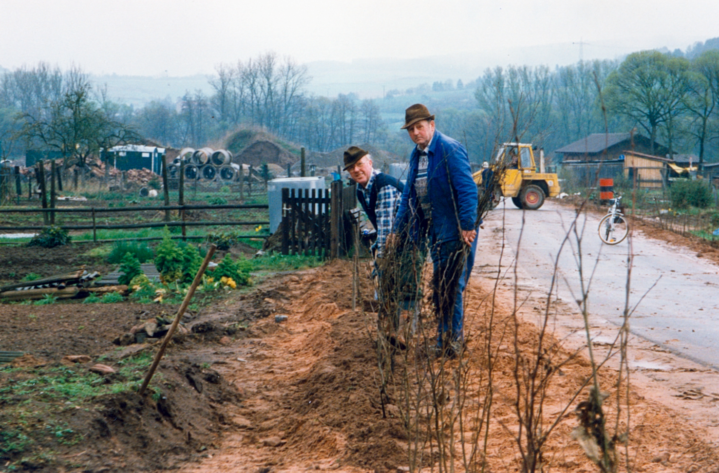 Bauarbeiten am 09.04.1998